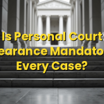 Is Personal Court Appearance Mandatory in Every Case?