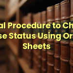 Legal Procedure to Check Case Status Using Order Sheets